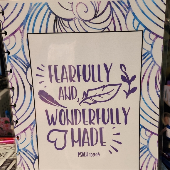 Handmade Double Sided Cover for BIG Happy Planner - Picture 6 of 12